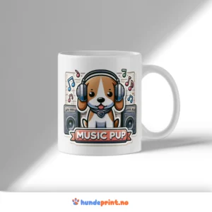 Kaffekrus med premium grafikk - Beagle #4