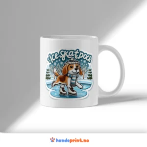 Kaffekrus med premium grafikk - Beagle #27