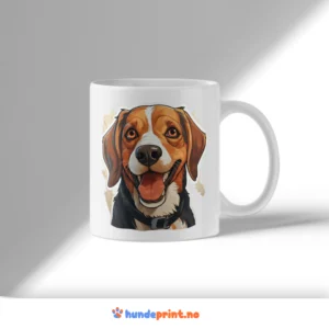 Kaffekrus med bilde - Beagle #4