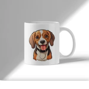 Kaffekrus med bilde - Beagle #5