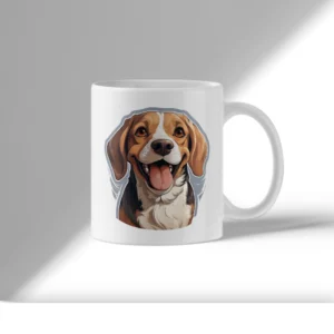 Kaffekrus med bilde - Beagle #6