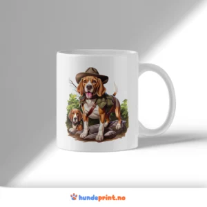 Kaffekrus med bilde - Beagle #26