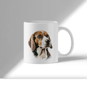 Kaffekrus med bilde - Beagle #27