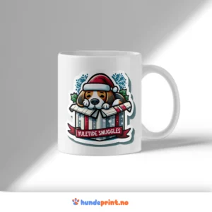 Kaffekrus med premium juledesign - Beagle #1