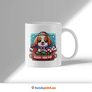 Kaffekrus med premium juledesign - Beagle #4