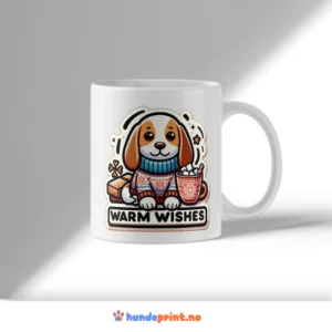 Kaffekrus med premium juledesign - Beagle #8
