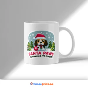 Kaffekrus med premium juledesign - Beagle #10