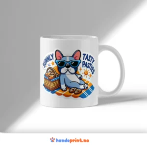 Kaffekrus med premium grafikk – fransk bulldog – Sunnly tasty pasties