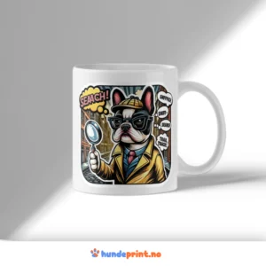 Kaffekrus med premium design - fransk bulldog - 2