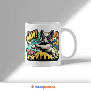 Kaffekrus med premium design - fransk bulldog - 5
