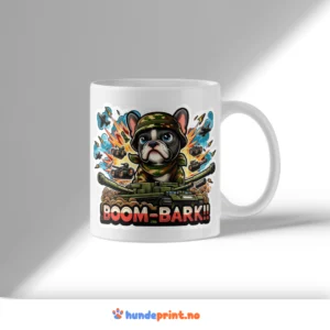 Kaffekrus med premium design - fransk bulldog - 8