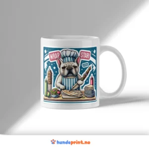 Kaffekrus med premium design - fransk bulldog - 20