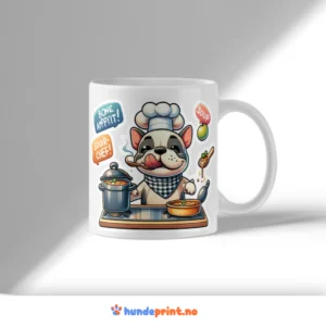 Kaffekrus med premium design - fransk bulldog - 21