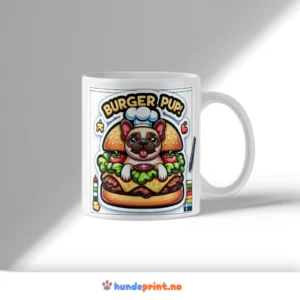 Kaffekrus med premium design - fransk bulldog - 26