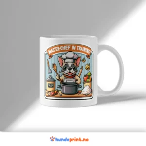 Kaffekrus med premium design - fransk bulldog - 39