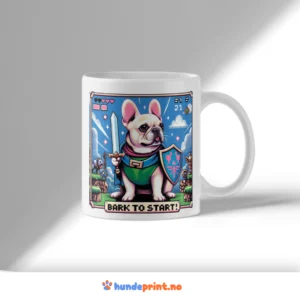 Kaffekrus med premium design - fransk bulldog - 45